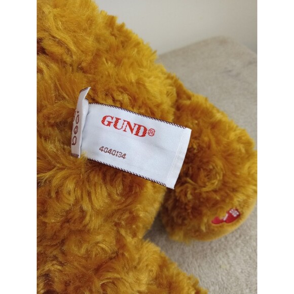 Gund 2013 Hug Me Little Brown Bear Plush Stuffed Animal w/ Sweater Beanie, Rare - Picture 4 of 7